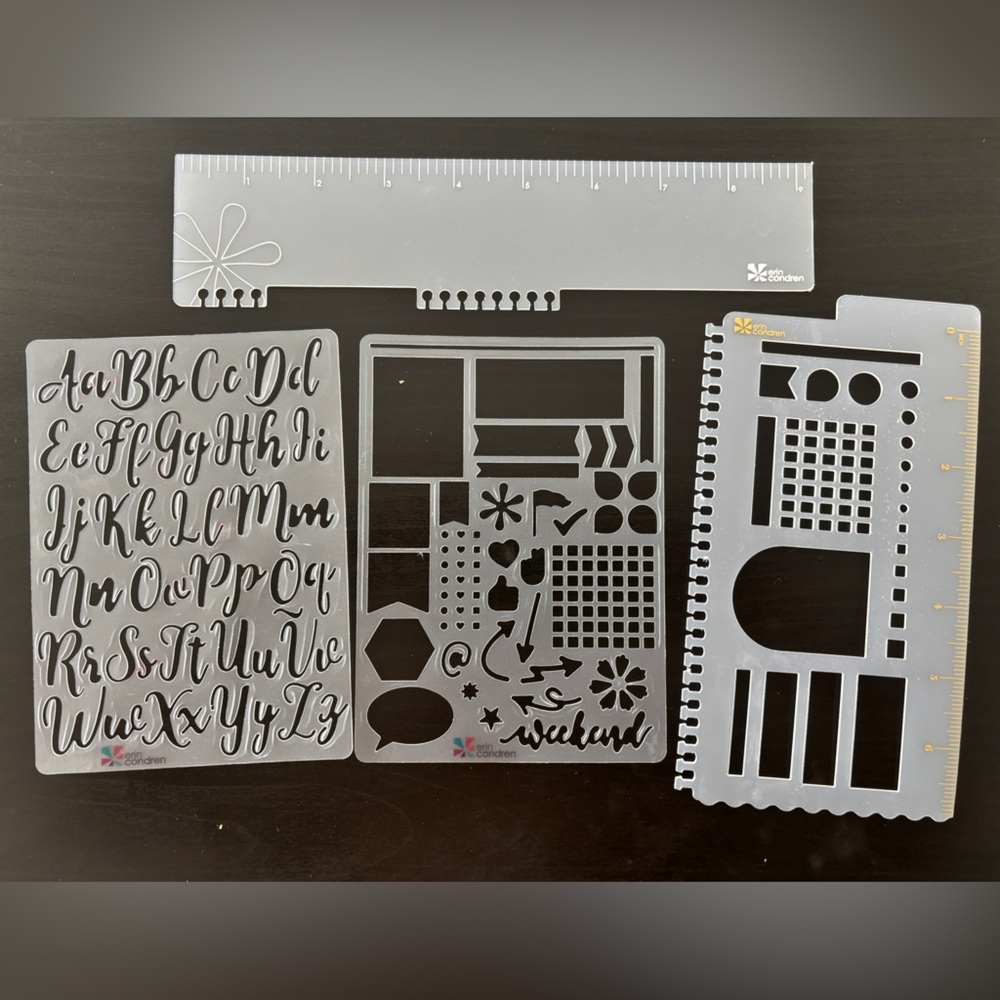 Erin Condren stencil set